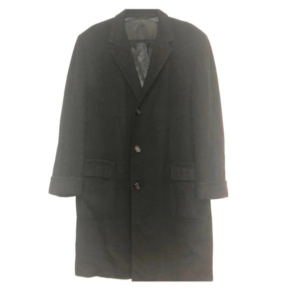 Other - Men’s 100% Imported Cashmere Dress Coat Black L